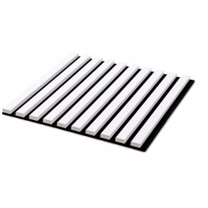 Lamele kasetonowe 3D PLUS kolor BIANCO 45x45cm