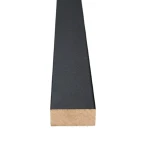 Listwa lamelowa - lamele pojedyncze czarny mat 2,6x1,2x270 cm